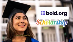 Student researching the Be Bold Scholarship 2025/2026, learning about eligibility, benefits and application steps