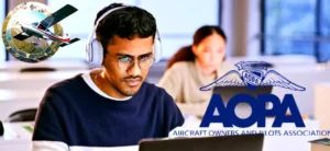 Aspiring aviator studying aviation materials for AOPA Scholarship 2025/2026