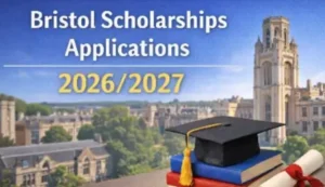 Bristol scholarships Application 2026/2027: Apply Now 1 Bristol Scholarships Application 2026/2027 with University of Bristol campus and graduation cap