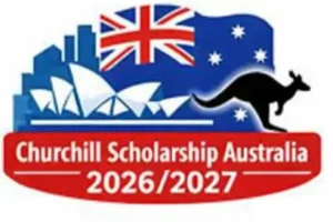 Churchill Scholarship Australia 2026/2027 application guide banner
