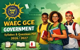 WAEC GCE Government Syllabus & Questions PDF 2026/2027