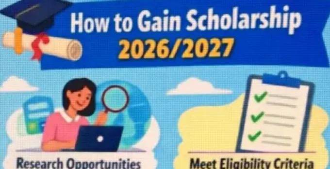 How to gain scholarship 2026: Application steps