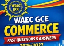 WAEC GCE Commerce Past Questions & Answers 2026/2027