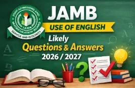 JAMB Use of English likely questions and answers 2026 2027 study guide with books and checklist